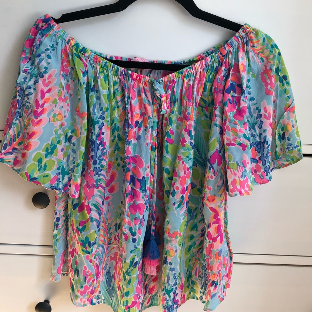 Lilly Pulitzer🌴Sain Off The Shoulder Top